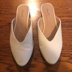 Nude backless miles good condition size 8.5